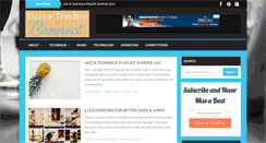 Desktop Screenshot of danceteacherconnect.com